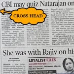 Cross Head in page layout