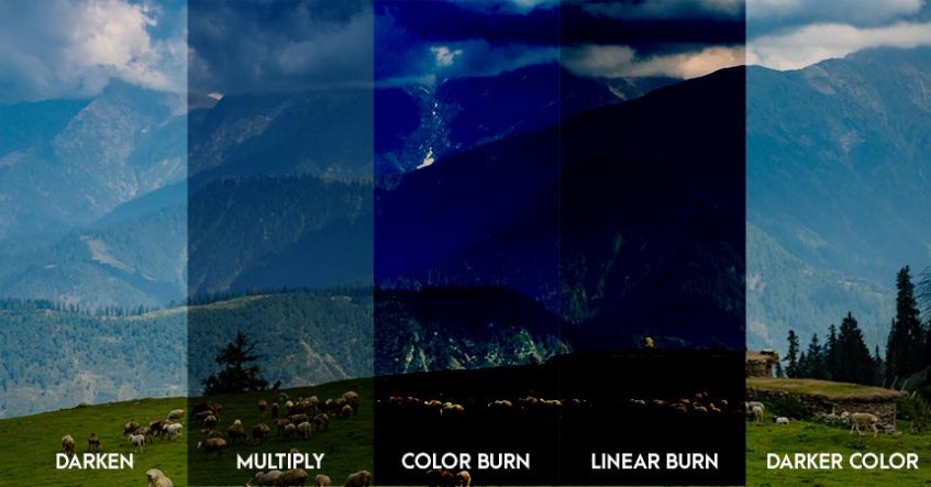 Photoshop Blending Modes: Darken Group