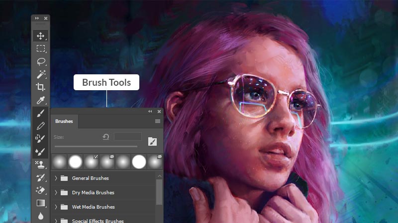 Brush Tools in Photoshop