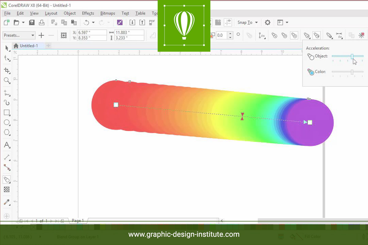 how to use effect in corelDrow