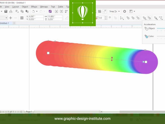 how to use effect in corelDrow