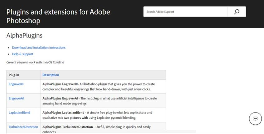 Photoshop plugins