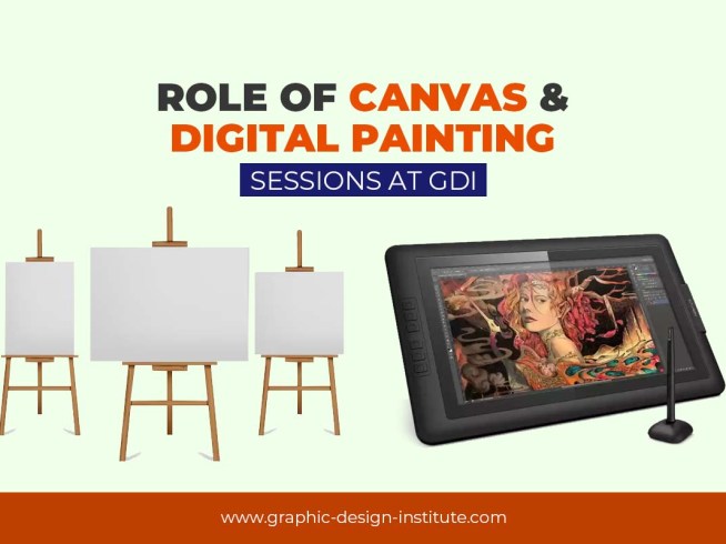 role of canvas digital paintings sessions at gdi