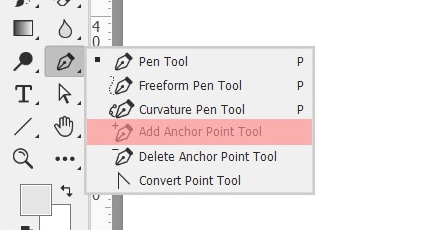 Add Anchor Point tool